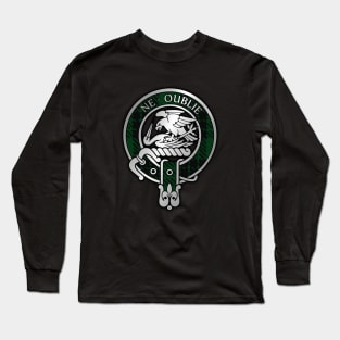 Clan Graham Crest & Tartan Long Sleeve T-Shirt